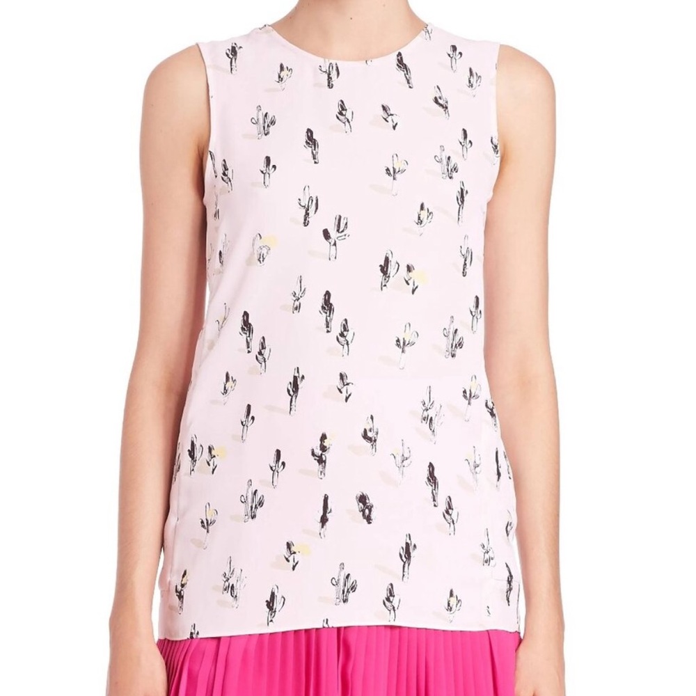 KENZO Cartoon cactus print top